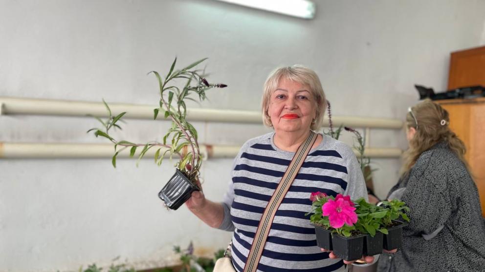 Более 1000 цветов высадят жители Кисловодска в своих дворах