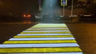 Ещё один проекционный пешеходный переход появился в Ставрополе