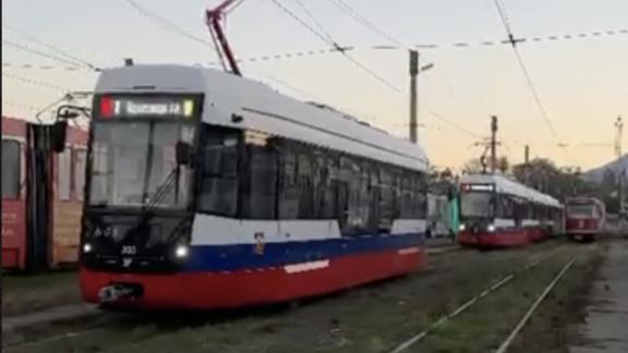 В Пятигорске на маршруты вышли 4 новых современных трамвая