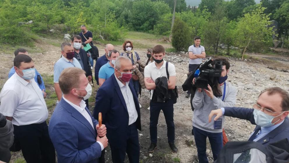 Работы по реконструкции лагеря «Машук» в посёлке Энергетик высоко оценил гидрогеолог