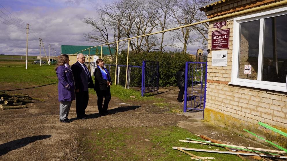 В ауле Башанта начался капремонт школы в рамках нацпроекта «Молодёжь и дети»