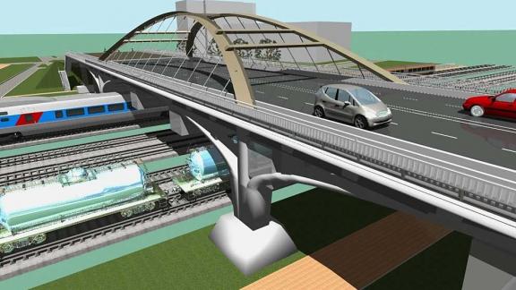 Жителям Невинномысска рассказали о ходе строительства нового путепровода