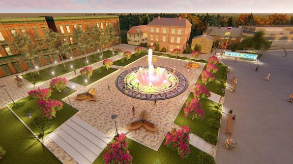 В Светлограде приступили к обновлению Площади 50 лет Октября