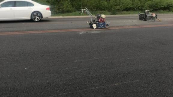 В Минераловодском округе в ДТП пострадал дорожный рабочий