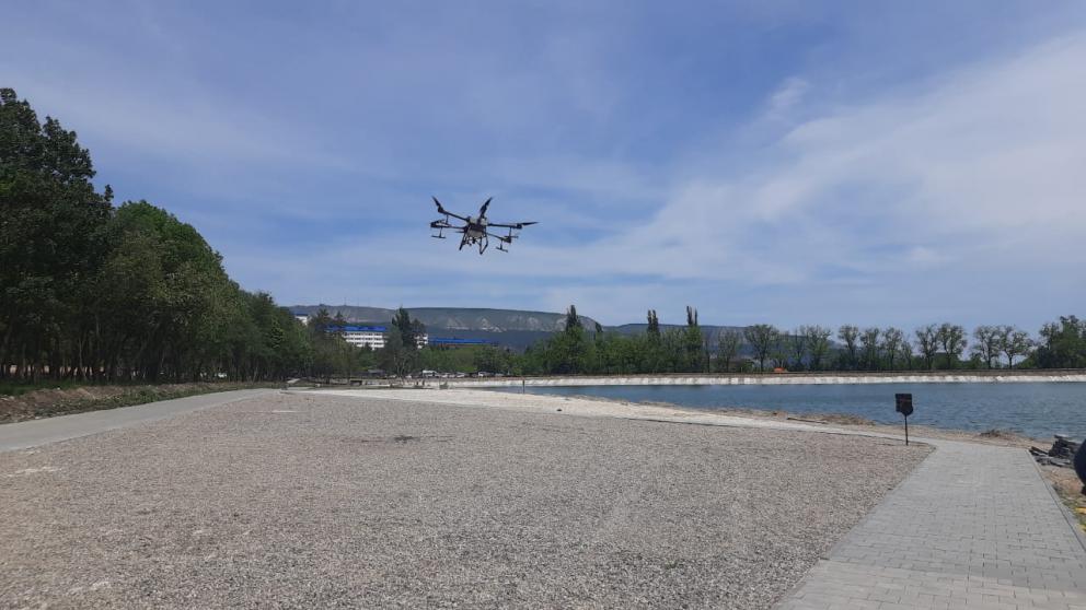 Антикомариная обработка с применением дронов стартовала в Кисловодске