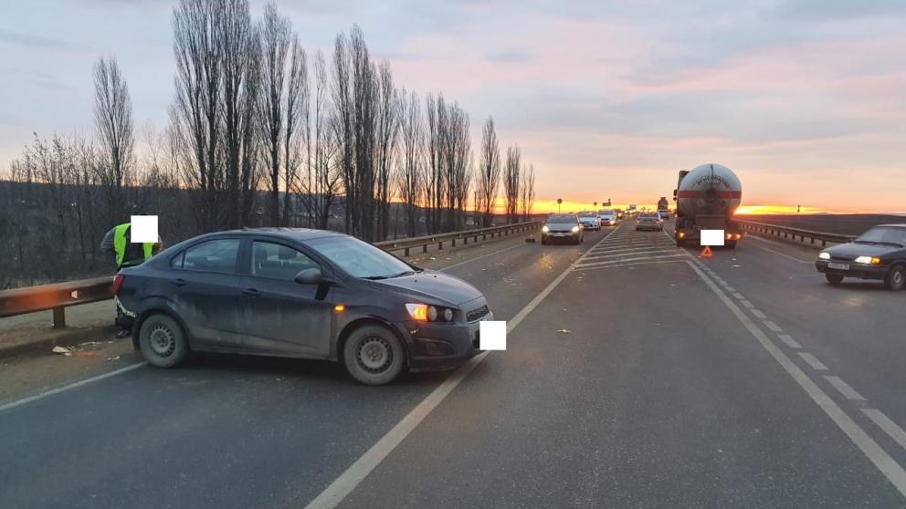 В ДТП с газовозом на Ставрополье пострадавших нет
