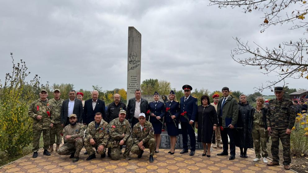 В Курском округе Ставрополья захоронили останки семи красноармейцев