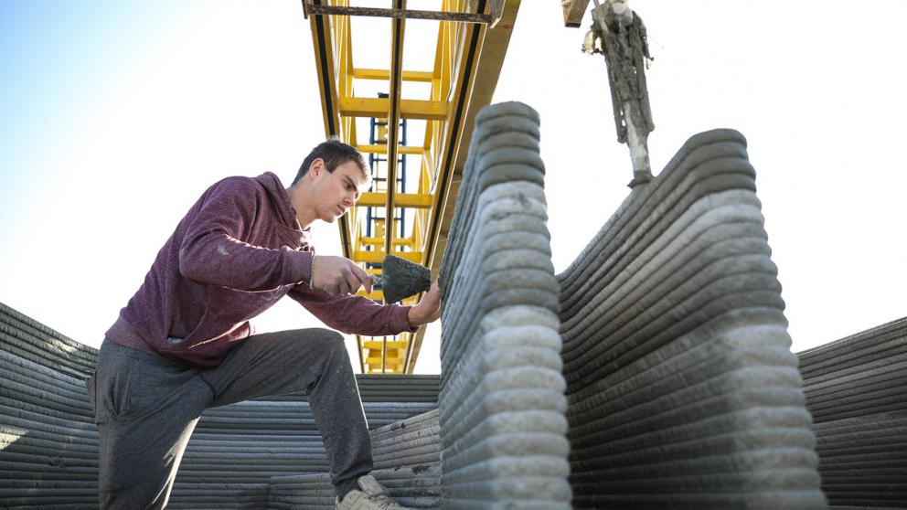 На Ставрополье разрабатывают морозостойкий состав бетонной смеси для строительства домов на 3D-принтере