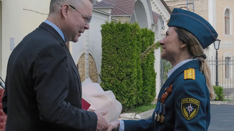 На Ставрополье чествовали сотрудников пожарной охраны