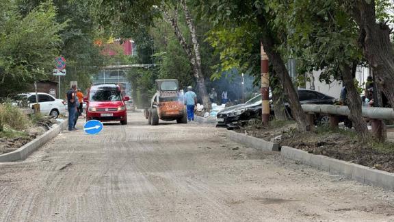 Ремонт улицы Первой Бульварной в Пятигорске достиг 60 процентов готовности