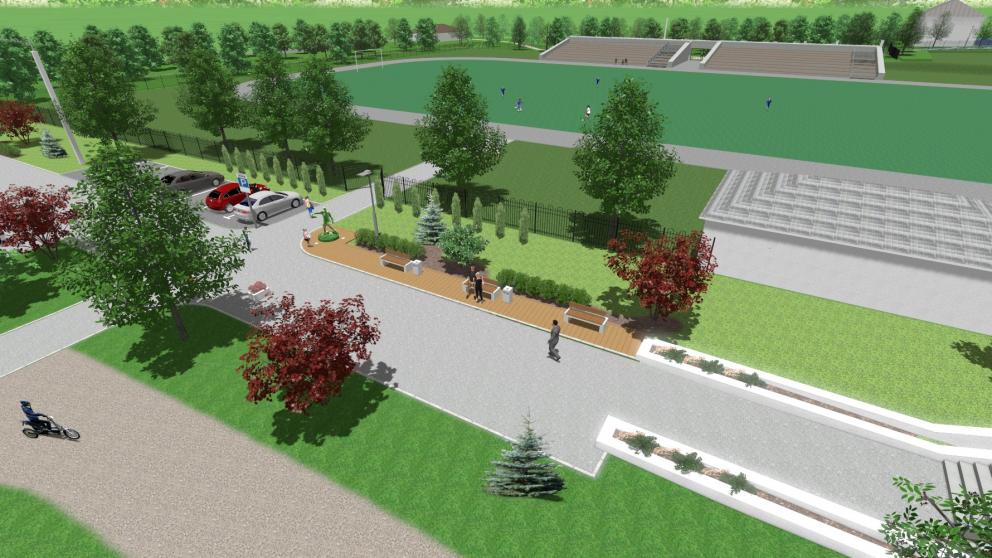 В селе Степном благоустроят территорию спорткомплекса в рамках нацпроекта