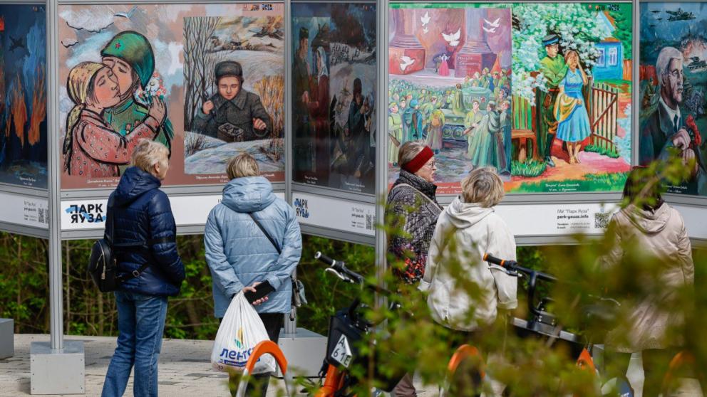 Картины юных художников из Кочубеевского округа представлены в музее Победы в Москве