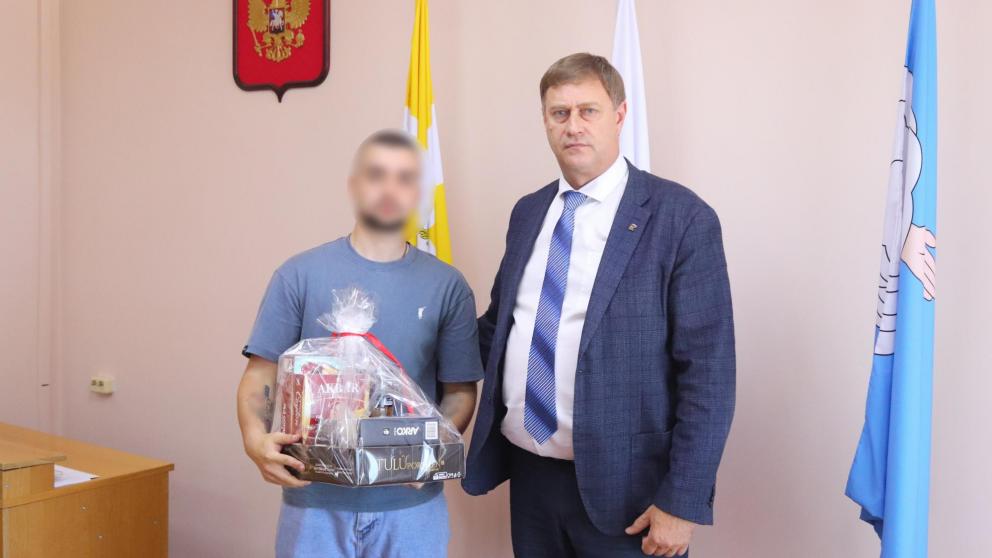 Глава Благодарненского округа встретился с участником СВО