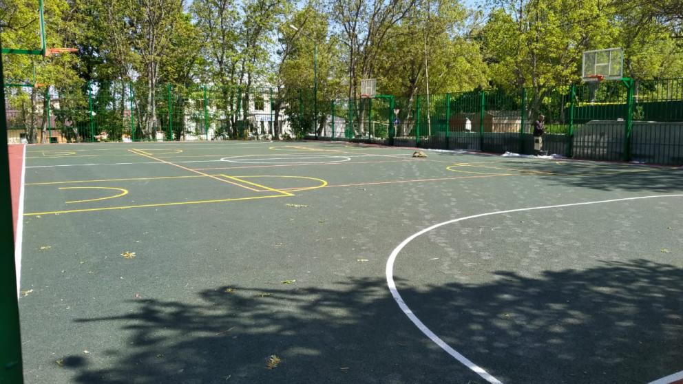 В посёлке Иноземцево на Ставрополье завершается строительство школьного сквера