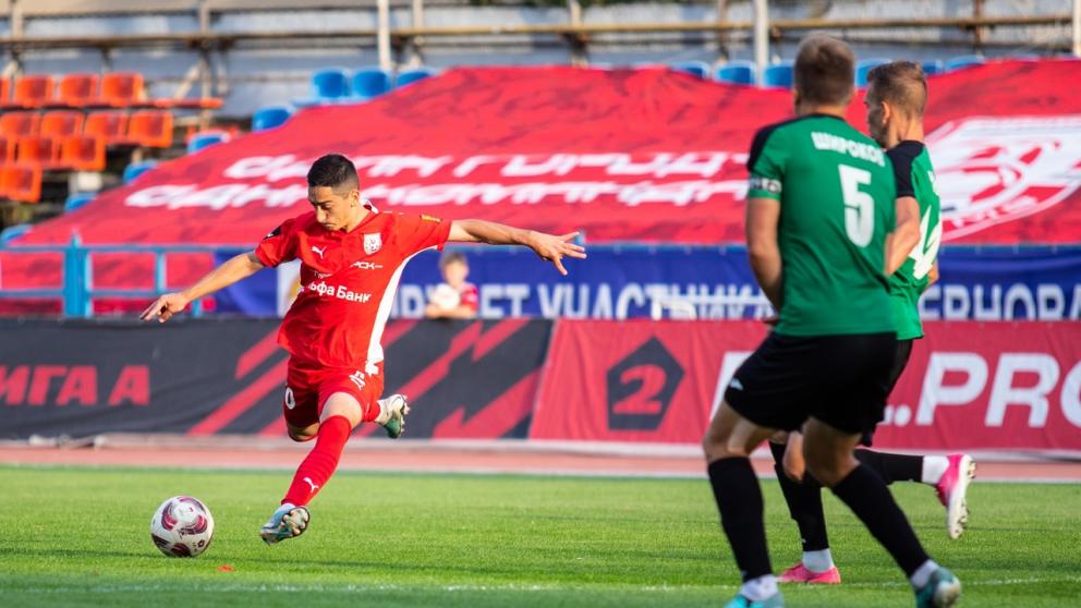 Футболисты пятигорского «Машука-КМВ» уступили торпедовцам в Миассе