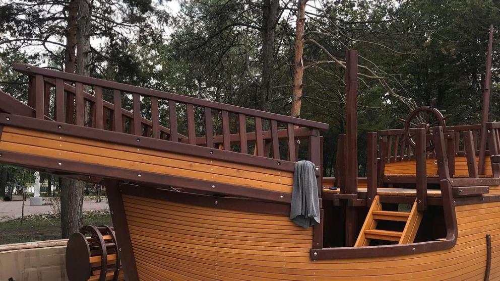 В сквере «Приозёрном» в Ессентуках появится детская площадка в виде корабля