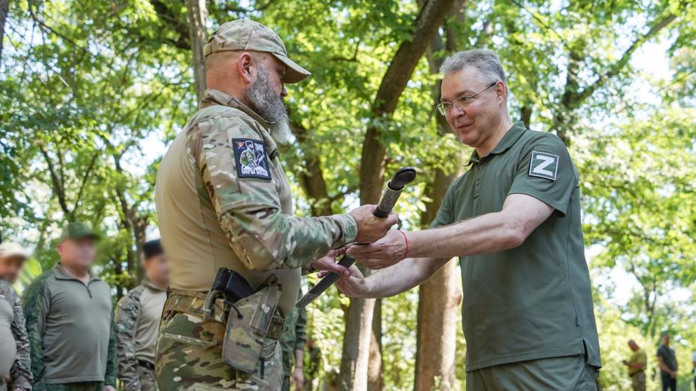 Губернатор Ставрополья встретился с бойцами бригады «Терек»