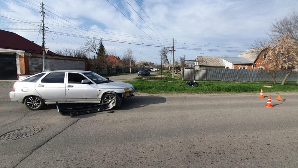 Мотоциклист пострадал в ДТП в Невинномысске