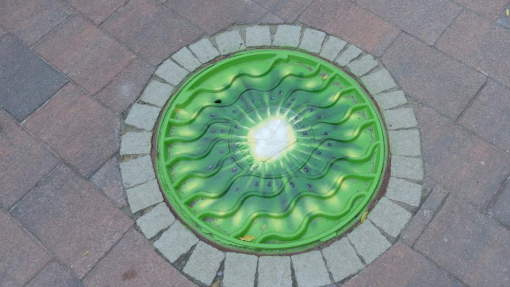 В Невинномысске крышки люков превратили в арт-объекты