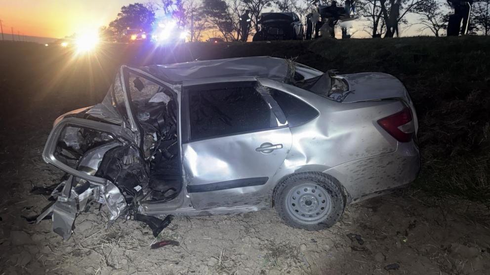 Два человека пострадали при столкновении трёх автомобилей в Советском округе