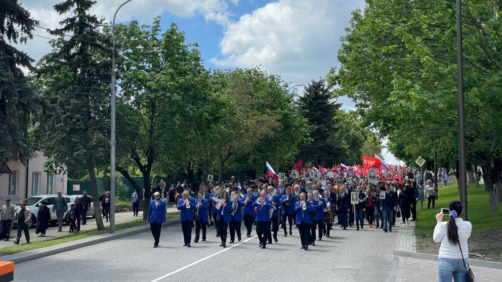 Трёхкилометровая колонна Бессмертного полка прошла по Железноводску