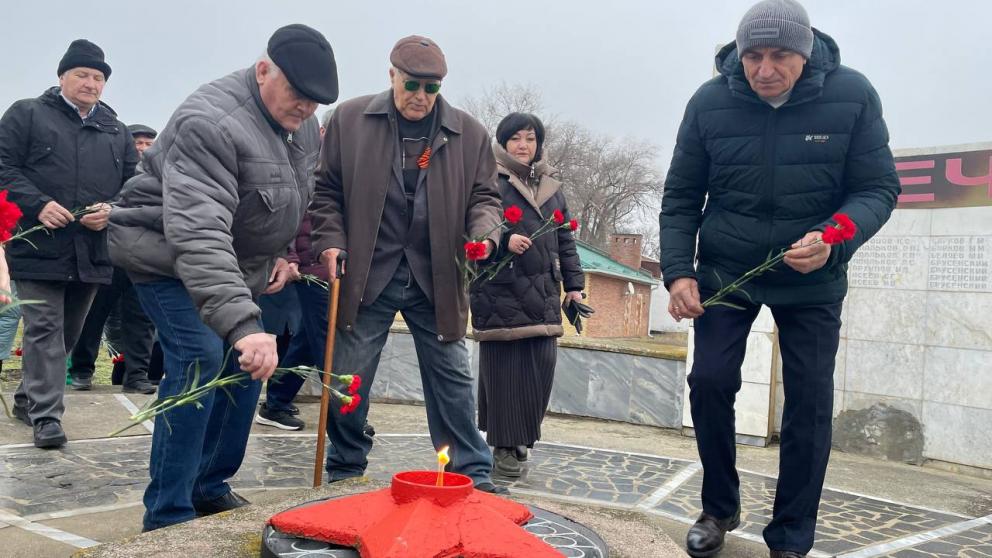 В Красногвардейском округе прошёл митинг в честь освобождения территории от фашистов