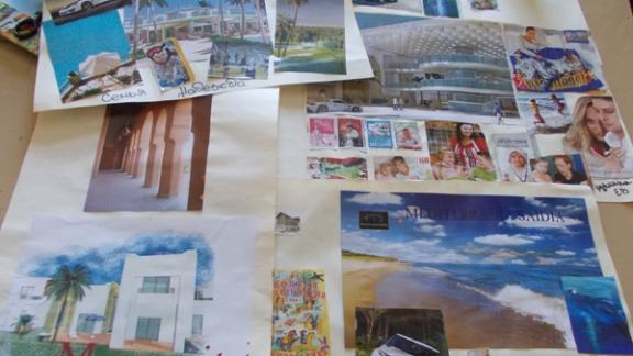 В исправительном центре Георгиевска осужденные мечтают о будущем и учатся делать коллажи