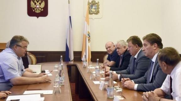 Губернатор Ставрополья встретился с главой аграрного комитета Госдумы