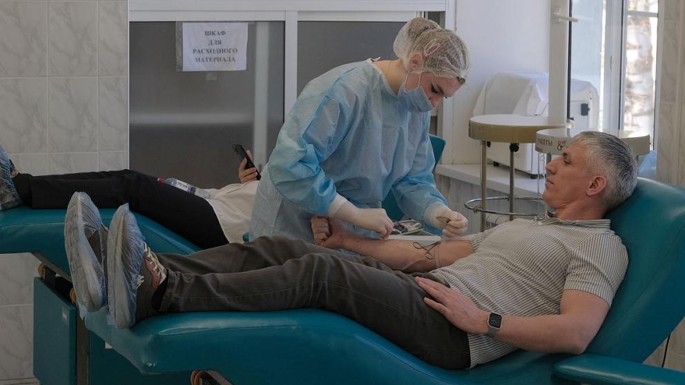 Доноры Ставрополья сдают кровь для участников СВО и жителей новых территорий