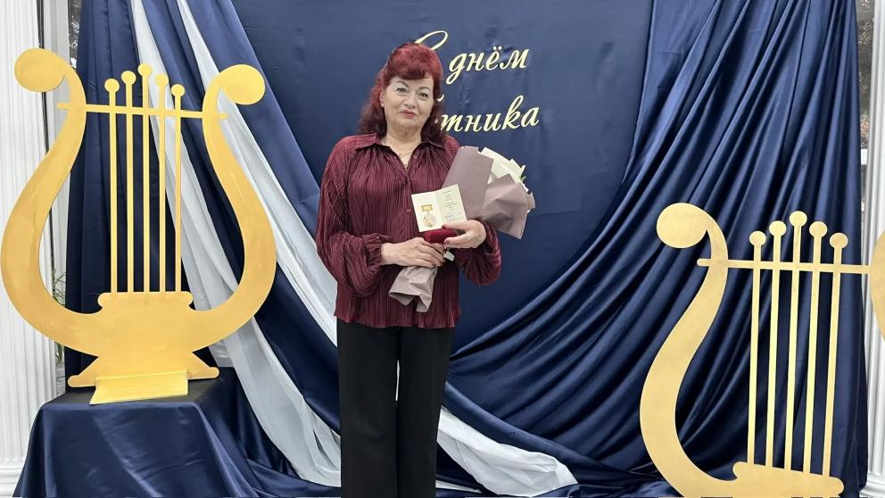 Хормейстера из из Апанасенковского округа наградили медалью «За доблестный труд»