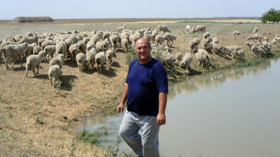 Чабан Александр Михайлюк 22 года трудится во благо колхоза «Маныч»