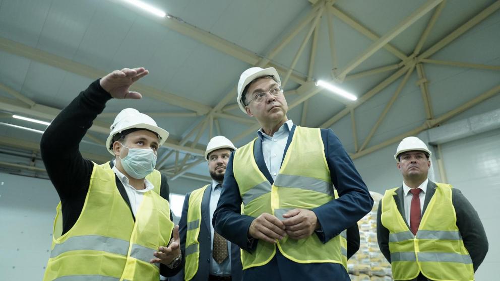 В Невинномысске открыли завод по производству стройматериалов 