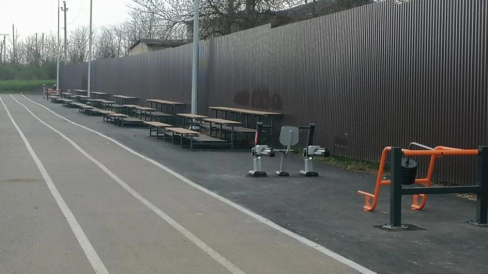 В посёлке Благодарненского округа Ставрополья благоустроили стадион