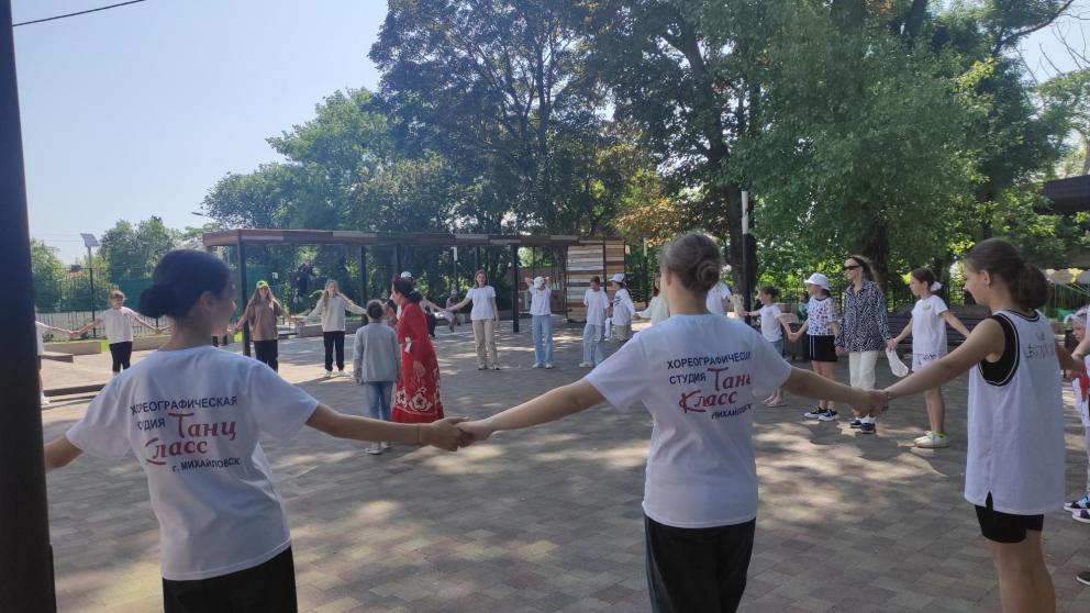 В Шпаковском округе Ставрополья смену в детском лагере посвятили русской народной культуре