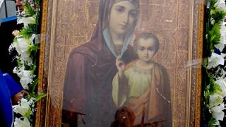 Икона Казанской Божией Матери через 65 лет вернулась в храм села Камбулат Туркменского района