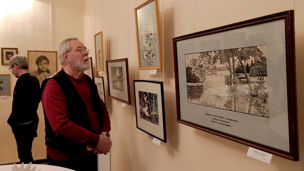 Работы художника-графика Владимира Додэ выставлены в Ставрополе
