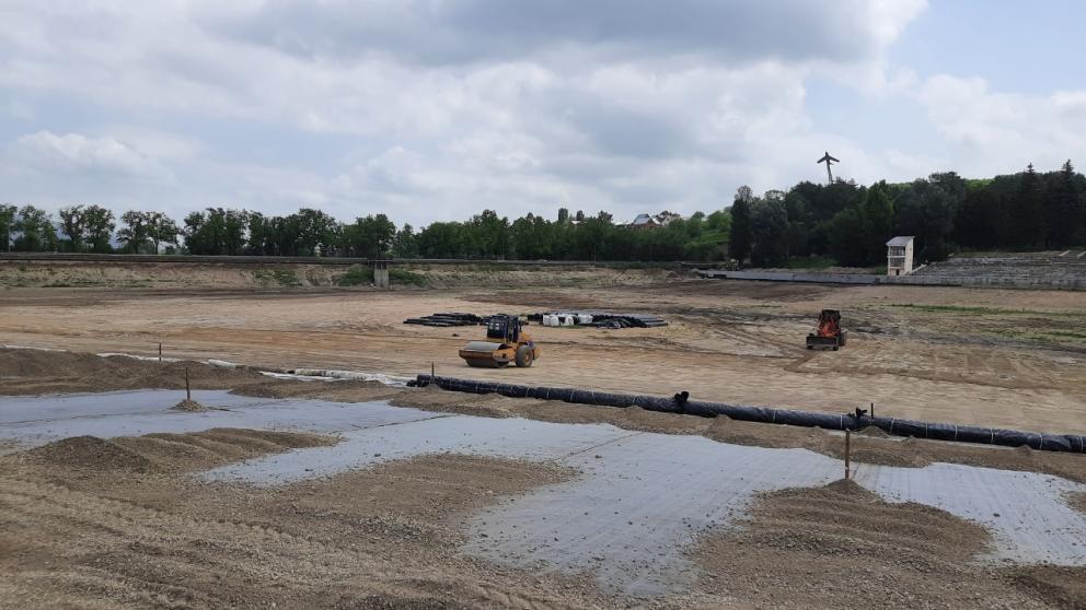 В Кисловодске продолжается строительство объектов на Старом озере и проспекте Ленина