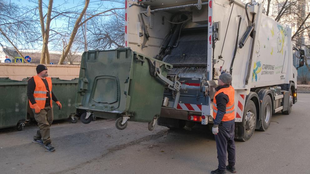 За новогодние каникулы на Ставрополье вывезли более 24 тысяч тонн отходов