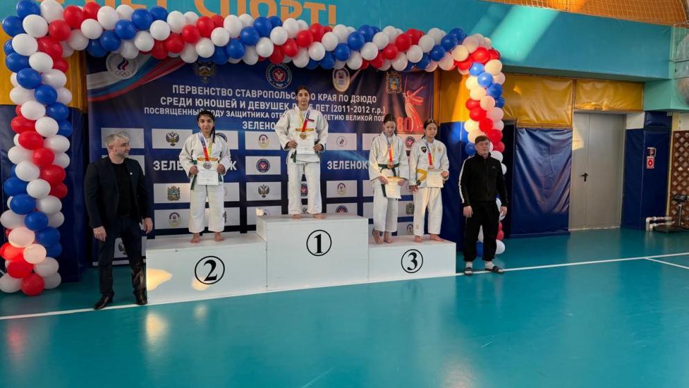 Юная спортсменка из Грачевского округа стала чемпионкой Ставропольского края по дзюдо