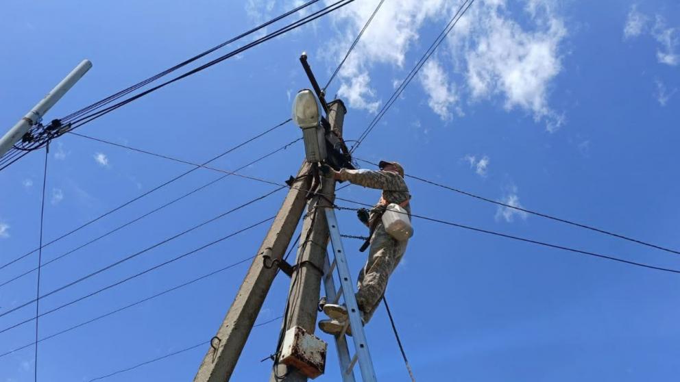 В посёлке Буденновского округа Ставрополья обустраивают уличное освещение