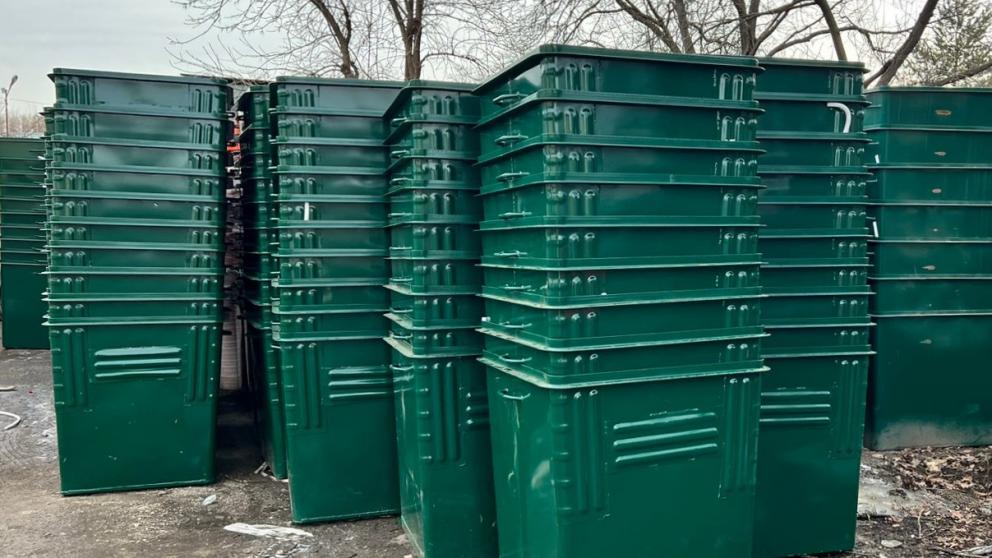 В 2024 году на Ставрополье закупили более
2 тысяч контейнеров для ТКО