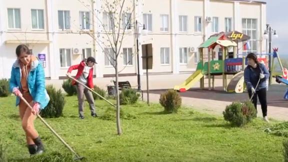 Жители Кочубеевского округа приняли участие во Всероссийском субботнике