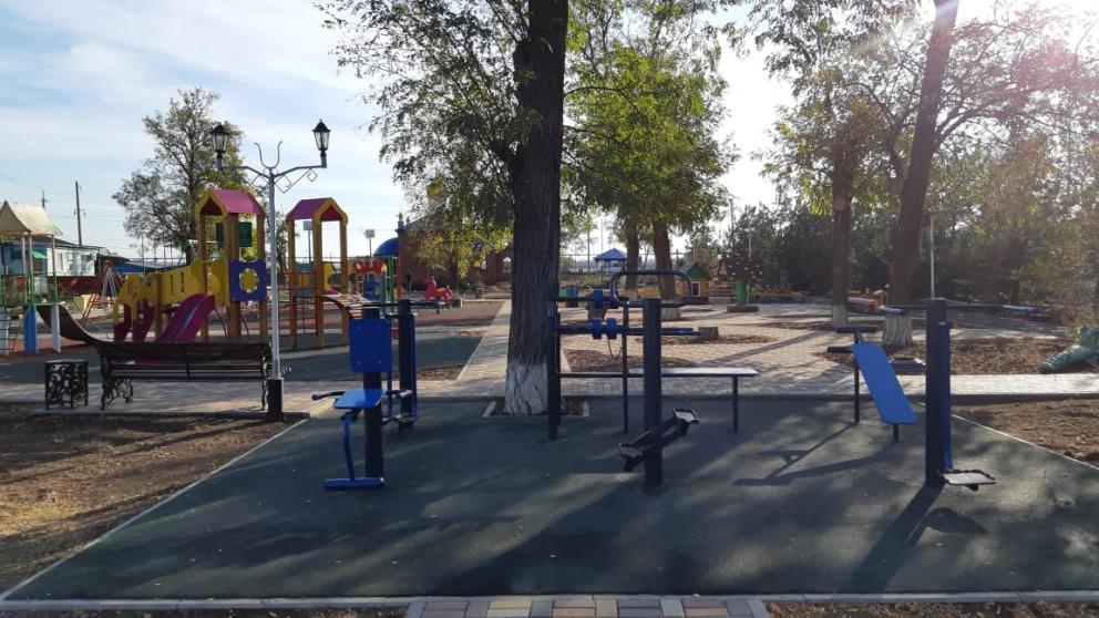 В ставропольском селе Красная Поляна завершается благоустройство парка