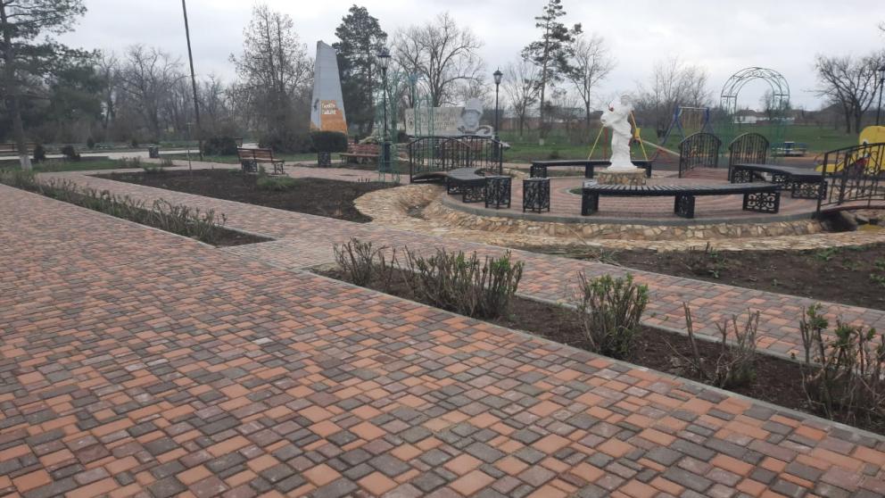 В ставропольском селе Лиман благоустроили парковую зону