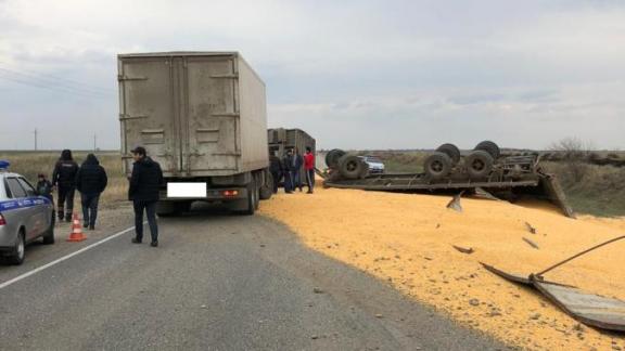 В Левокумском районе открыта дорога после ДТП с КАМАЗом