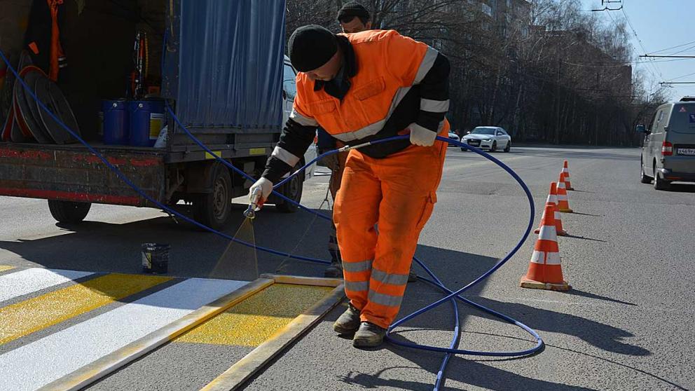 На Ставрополье завершают нанесение разметки на региональных дорогах