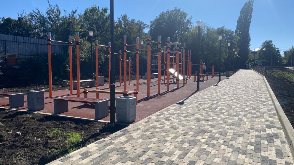 В Михайловске построили сквер Героев спецоперации