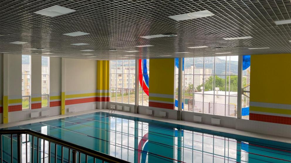 Строительство школьного бассейна завершили в Кисловодске