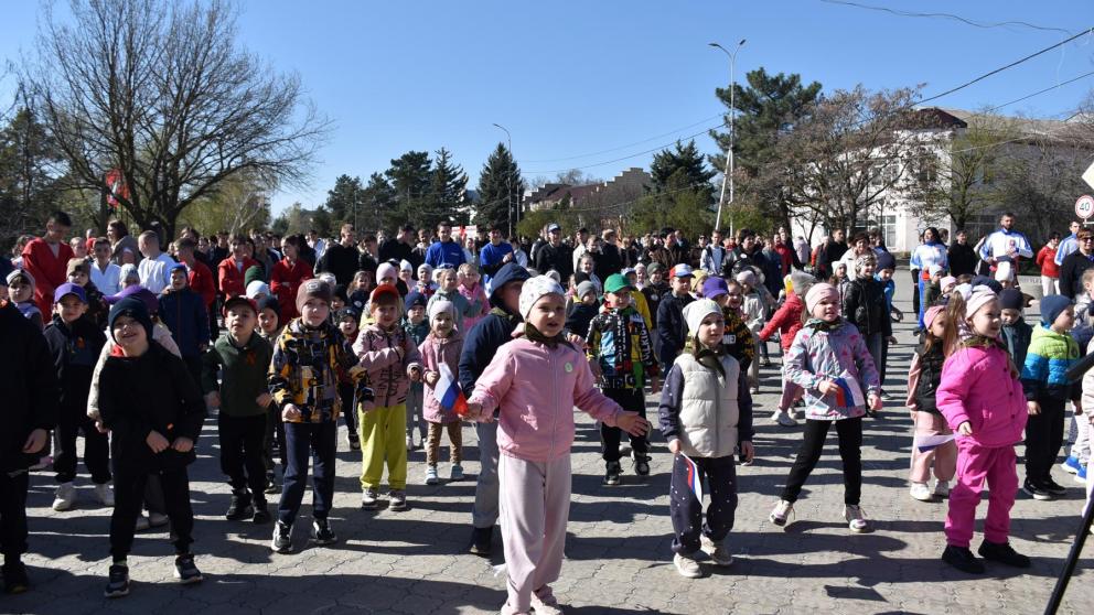 В Ипатовском округе Ставрополья прошла общегородская зарядка