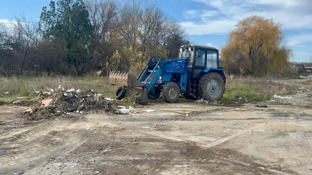Глава Минераловодского округа призвал жителей соблюдать чистоту в селе Левокумка